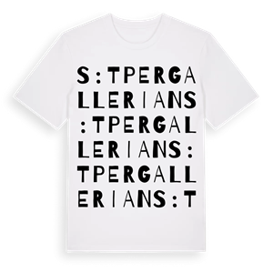 S:t Per Gallerian ordlek t-shirt – ekologisk bomull t-shirt från Pinshirt