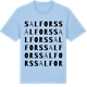 Blue Soul t-shirt med Salfors ordlek t-shirt
