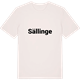Vintage White t-shirt med Sällinge fetstil t-shirt
