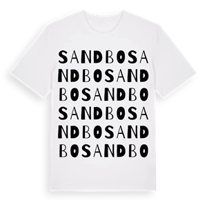 Sandbo ordlek t-shirt – ekologisk bomull t-shirt från Pinshirt
