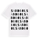 Sandbol ordlek t-shirt