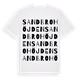 Sandbrohöjden ordlek t-shirt
