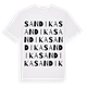 Sandika ordlek t-shirt
