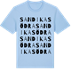 Blue Soul t-shirt med Sandika Södra ordlek t-shirt