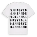 Sandsvedjan ordlek t-shirt