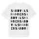 Sandvikshamnen ordlek t-shirt