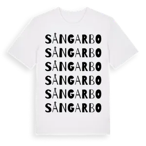 Sångarbo ordlek t-shirt – ekologisk bomull t-shirt från Pinshirt