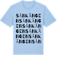 Blue Soul t-shirt med Sånkängen ordlek t-shirt