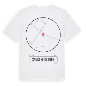 Sankt Eriks Torg t-shirt – ekologisk bomull t-shirt från Pinshirt