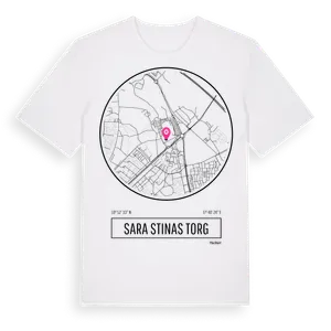 Sara Stinas Torg t-shirt – ekologisk bomull t-shirt från Pinshirt