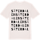 Vintage White t-shirt med Säterdalen ordlek t-shirt