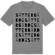 Mid Heather Gray t-shirt med Sättergärde ordlek t-shirt