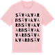 Pink Cotton t-shirt med Sävakvarn ordlek t-shirt