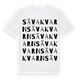 White t-shirt med Sävakvarn ordlek t-shirt