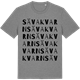 Mid Heather Gray t-shirt med Sävakvarn ordlek t-shirt