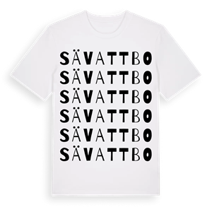 Sävattbo ordlek t-shirt – ekologisk bomull t-shirt från Pinshirt