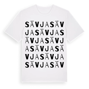Sävja ordlek t-shirt – ekologisk bomull t-shirt från Pinshirt