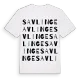 Savlinge ordlek t-shirt