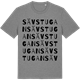 Mid Heather Gray t-shirt med Sävstugan ordlek t-shirt