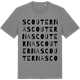 Mid Heather Gray t-shirt med Scouterna ordlek t-shirt