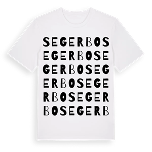 Segerbo ordlek t-shirt – ekologisk bomull t-shirt från Pinshirt