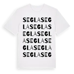 Segla ordlek t-shirt – ekologisk bomull t-shirt från Pinshirt