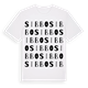 White t-shirt med Sibbo ordlek t-shirt