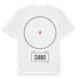 White t-shirt med Sibbo t-shirt