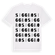 Siggbo ordlek t-shirt