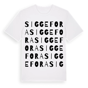 Siggefora ordlek t-shirt – ekologisk bomull t-shirt från Pinshirt