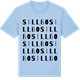 Blue Soul t-shirt med Sillbo ordlek t-shirt