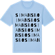 Blue Soul t-shirt med Simansbo ordlek t-shirt