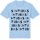 Blue Soul t-shirt med Simtuna ordlek t-shirt