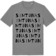 Mid Heather Gray t-shirt med Simtuna ordlek t-shirt