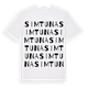 Simtuna ordlek t-shirt