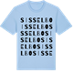 Blue Soul t-shirt med Sisselbo ordlek t-shirt