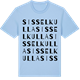 Blue Soul t-shirt med Sisselkulla ordlek t-shirt