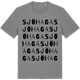 Mid Heather Gray t-shirt med Sjöhaga ordlek t-shirt