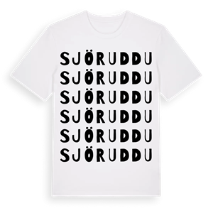 Sjöruddu ordlek t-shirt – ekologisk bomull t-shirt från Pinshirt