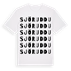 Sjöruddu ordlek t-shirt