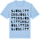 Blue Soul t-shirt med Sjöslätten ordlek t-shirt