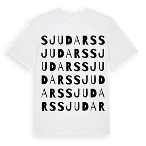 Sjudars ordlek t-shirt – ekologisk bomull t-shirt från Pinshirt
