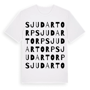 Sjudartorp ordlek t-shirt – ekologisk bomull t-shirt från Pinshirt