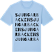Blue Soul t-shirt med Sjungarbacken ordlek t-shirt