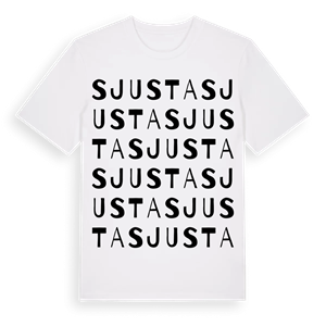Sjusta ordlek t-shirt – ekologisk bomull t-shirt från Pinshirt