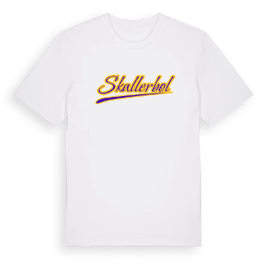 Skallerbol baseball t-shirt – ekologisk bomull t-shirt från Pinshirt