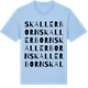 Blue Soul t-shirt med Skallerborn ordlek t-shirt