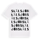 Skälsjön ordlek t-shirt