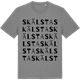 Mid Heather Gray t-shirt med Skälsta ordlek t-shirt
