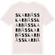 Vintage White t-shirt med Skarnäs ordlek t-shirt
